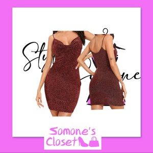 Shimmer Red Dress